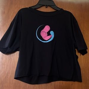 CUSTOM Medium crop top tee
